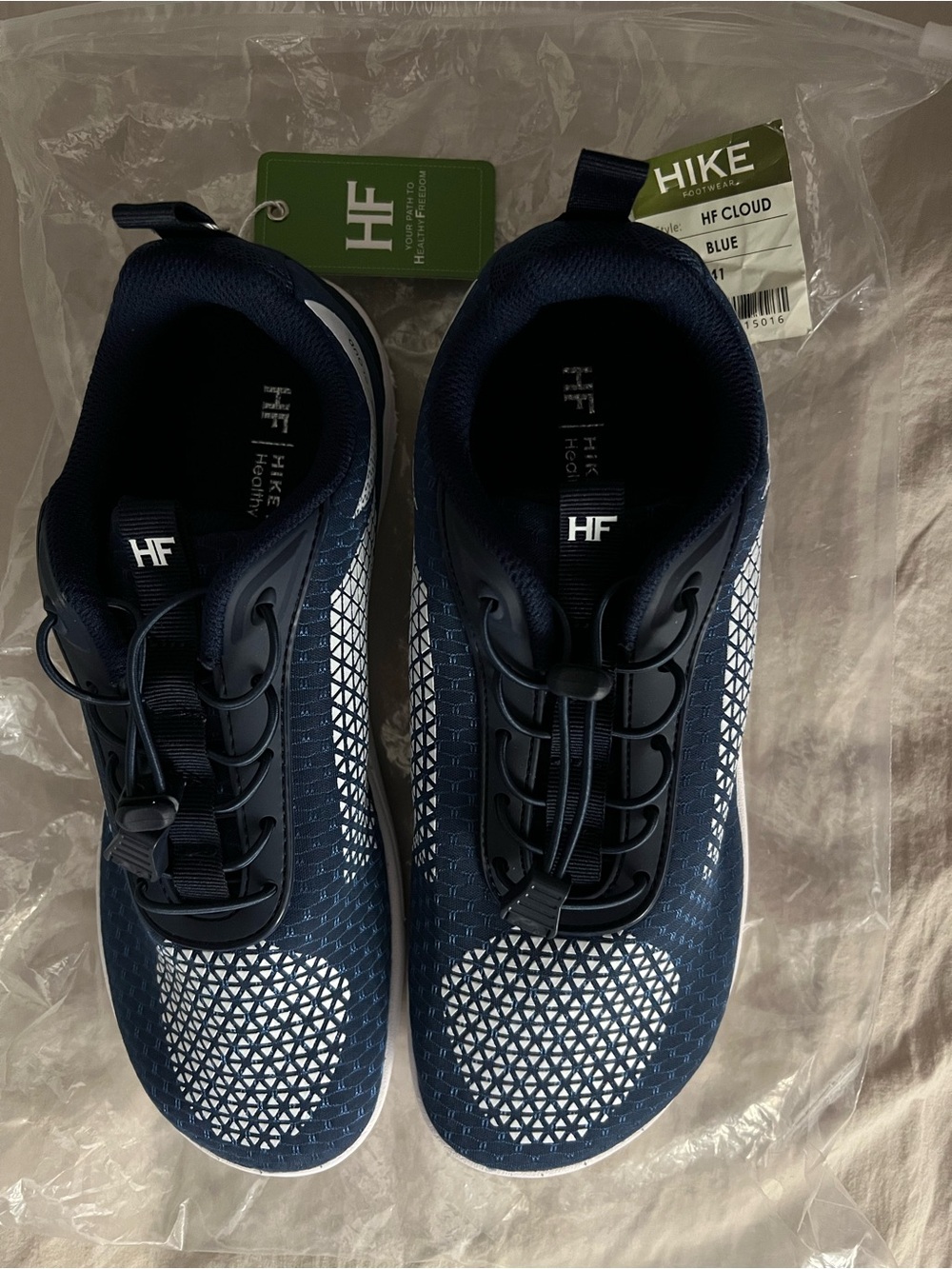 HF Cloud Women's Navy Athletic Walking Shoes
